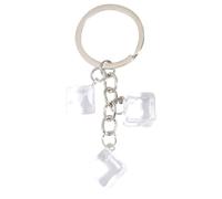 Garneck Porte-clés Accessoire Résine Ice Cube Transparent Créatif pour Clés de Voiture et Porte Léger et Cadeau Original pour Femmes