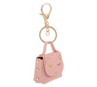 Garneck Porte-clés Chat Mignon Porte-Monnaie Mini en Silicone Rose Multifonction pour Fille Accessoire de Paquet à Main Compact Léger et Résistant