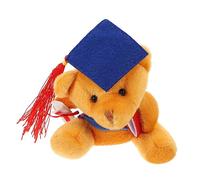 Garneck Porte-clés Dr Bear Pendentif de Trousseau Pendentif Ours en Peluche Accessoire de Porte-clés Pendentif Ours Dessin animé décor d'ours en Peluche décor Porte-clés Chiffon