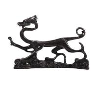 Garneck Porte-pinceaux Rétro en Cuivre Marron Design Complexe, Support pour Pinceaux de Calligraphie, Organiseur D'objets pour Environnement de Travail ou Maison
