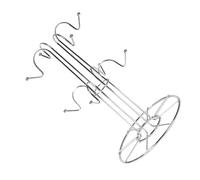 Garneck Porte-tasses en Fer à Repasser Argenté, Support Suspendu pour Tasse à Café, Séchoir Créatif Cuisine, 1 Pièce, Organiseurs de Tasses Adaptés Maison et Café, Rangement Pratique