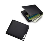 Garneck Portefeuille Homme Cuir Porte-Billets avec Étui Porte-Monnaie Rétro pour Cartes