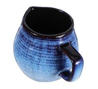 Garneck Pot à Lait Céramique Européen Design Ergonomique Antichaleur pour Extraction Café et Mousse de Lait Adapté Maison et Café