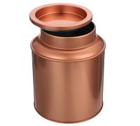 Garneck Pot à Thé Blanc Hermétique Boîte De Rangement Rose Doré Petite Taille Récipient Scellé Thé En Vrac Design Élégant