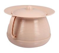 Garneck Pot de Chambre en Plastique Épais Couvercle Anti-odeur, Bassin de Lit Portable pour Garçon et Filles et Personnes Âgées, Urinoir Stable Base Antidérapante, pour Usage Réutilisable