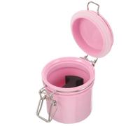 Garneck Pot de Colle pour Extension de Cils 200ml Rose en Plastique Étanche et Protection L'humidité pour Usage Maison et Salon