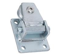 Garneck Poulie à Câble en Acier Haute Capacité, Poulie de Levage Industrielle en U, Système Robuste à Fixation Murale/plafond, Fonctionnement Silencieux, Résistance aux Intempéries,