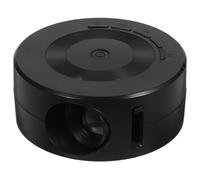 Garneck Projecteur Portable 1080P Compatible Téléphone et Tablette Projecteur Compact pour Cinéma Maison Haut-Parleur Intégré 2W Plastique ABS sans Odeur Divertissement Familial