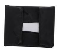 Garneck Protection Étanche pour Platine Vinyle Vintage Housse Noire Légère Anti-poussière pour Gramophone Portable Et Haut-parleurs Capot De Protection Classique