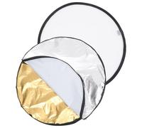 Garneck Réflecteur Pliable pour Photographie 60 CM Panneau Réfléchissant à Plusieurs Faces Portable Diffuseur de Lumière pour Studio Photo et Éclairage Extérieur Accessoire Photo