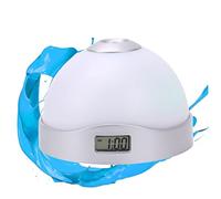 Garneck Réveil Projection LED avec Lampe De Nuit pour Bureaux Horloge Numérique à Projection Au Plafond avec Affichage LCD