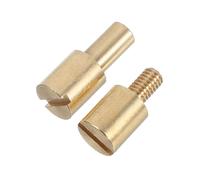 Garneck Rivets Acier Inoxydable pour Réparation Poignée de Couteau Diy Vis de Fixation Robustes pour Manche Résistants à Usure Installation Facile