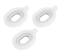 Garneck Rondelles de Guide de Piston D'euphonium Fournissant un Son Équilibré et Cohérent en Plastique Blanc, Lot de 3 Pièces Réparation D'instruments