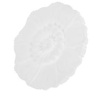 Garneck Rosace de Plafond en Plâtre Synthétique Blanc Médaillon Rond Décoratif pour Luminaire Diamètre Standard Décoration Intérieure Élégante pour Éclairage et Ventilateur de Plafond