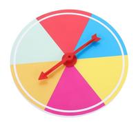 Garneck Roue de Fortune Rotative DIY sans Texte Cases pour Jeux de Fête et Éducation Accessoire de et Animation Festive