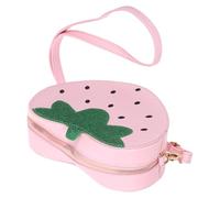 Garneck Sac Bandoulière Fraise Mini Sac à Main Fruité pour Filles et Femmes avec Compartiments Multiples Design Kawaii Gourmand