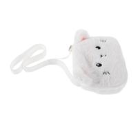 Garneck Sac Bandoulière Peluche Chat pour Filles Léger et Doux Sac à Main Ajustable pour Voyages Shopping et Usage Quotidien