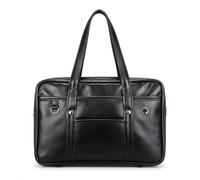 Garneck Sac de Lycée Japonais Noir: Sac à Main Tendance Unisexe en Cuir PU Imperméable Grand Capacité pour Cours Travail Cosplay et Ordinateur Portable
