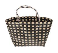 Garneck Sac Panier Tressé Capacité pour Femme Sac Shopping Main Tissé Cabas Élégant pour Plage et Usage