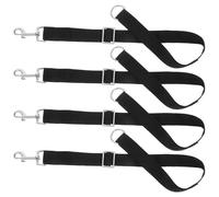 Garneck Sangles Réglables en Nylon pour Seaux D'eau pour Chevaux, Support Pratique et Résistant, Lot de 4 Pièces pour Alimentation Extérieure en Écurie