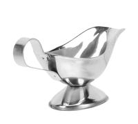Garneck Saucière Inox pour Sauce Soja et Condiments Coupe Légère et Portable Design Simple Compatible Vaisselle Facile à Nettoyer Maison et Barbecue