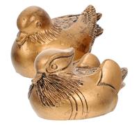 Garneck Sculptures De Canards Mandarins Résine Décoration pour Mariage Ornement pour Intérieur