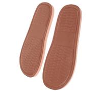 Garneck Semelles de Pantoufles Eva Résistantes à L'usure, Coussins Pieds Faits la Main, Marron 26 Cm, Légères et Pratiques pour Usage Professionnel et Maison