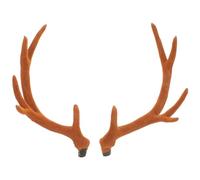 Garneck Serrage-Tête Artisanal en Bois de Cerf 17 CM Marron Bandeau Décoratif Léger pour Femmes Accessoire DIY Créatif de Noël Ornement Festif pour Séances Photo et Fêtes Hivernales