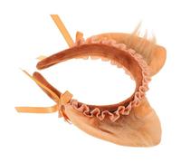 Garneck Serrage-tête Oreilles de Renard Mignonnes en Tissu Marron Structure Flexible, Confortable pour Cosplay et Fêtes Dhalloween pour Filles et Garçon et Filles