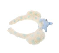 Garneck Serrage-tête Peluche avec Oreilles D'ours et Requin pour Femmes, Bandeau Doux sans Pression, Accessoire Mignon pour Maquillage et Fêtes Festival