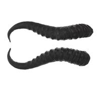 Garneck Serre-tête DIY avec 1 paire de cornes de mouton artificielles en plastique, style bois de cerf, accessoires personnalisables pour fête d’Halloween et déguisement, décoration performative