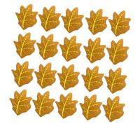 Garneck Serviettes Jetables en Papier Motif Feuille D'érable Colorée, 20 Feuilles, Papier Pulpe de Bois Absorbant, Serviettes de Table Décoratives pour Fêtes et Loisirs Créatifs