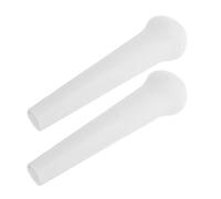Garneck Set de 2 Tiges de Broyage en Porcelaine Multifonctions 10 CM, Pilons Manuels Robustes, Surface Lisse Facile à Nettoyer, Outil pour Broyer Ail et Plantes Médicinales Cuisine