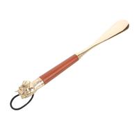 Garneck Shoe Horn Long Handle Alloy Portable For Women And Seniors With Tiger Head Animal Decor Extended Shoe Helper To Avoid Bending