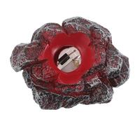 Garneck Socle Lumineux en Résine Effet Lave pour Présentoir de Table Décoratif Support d'Exposition LED Stable sans Piles Base Lumineuse pour Objets Décoratifs et Collection d'Ambiance