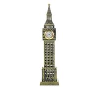 Garneck Statue Big Ben en Alliage Bronze Vintage, Figurine Décorative Anglaise, Décoration Intérieure Rétro pour Maison, Objet De Collection Et Ornement De Bureau