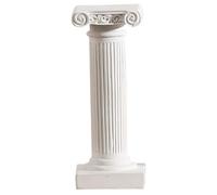 Garneck Statue Mini Colonne Romaine Décorative en Résine Blanche pour | Style Romain, Usage Maison ou Mariage, Objet Multi-usage, Résine Blanche, Présent Décoratif, Peu Fragile