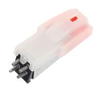 Garneck Stylet de Remplacement en Plastique et Métal Rouge pour Tourne-disques Vinyles Compatible Plupart des Appareils Audio Domestiques