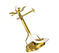 Garneck Support à Mèche Réglable en Alliage pour Lampe à Huile Bouddha Grand Format Porte-Mèche Domestique Stable Accessoire pour Lampe à Huile Cadre de Rangement pour Mèches Adapté