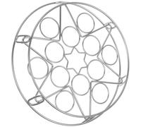 Garneck Support de Cuisson Œufs Inox pour Autocuiseur Panier Vapeur Empilable Hauts Plateau Multifonction pour Vapeur Légumes et Raviolis