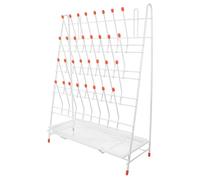 Garneck Support de Séchage Tubes à Essai Emplacements Revêtu pour Laboratoire Égouttoir et Facile à Nettoyer