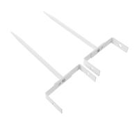 Garneck Support de Tuyau en Fer Blanc Ajustable pour Jardin et Pelouse, Lot de 2 Pièces Compatible Polyvalent Design Réglable pour Usage Extérieur