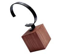 Garneck Support Montre de Bureau Noyer avec Base Élégante Présentoir Compact et Léger pour Montres Homme et Luxe Organisateur Anti-Rayures pour Affichage et Rangement Compatible Décoration