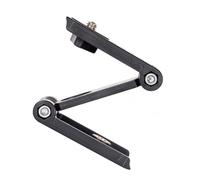 Garneck Support Pliable en Z pour Téléphone Portable Pince Tête Panoramique et Inclinable Trépied Compact en Plastique Stable pour Photographie Mobile et Vidéo