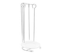 Garneck Support pour Brochette en Acier Inoxydable, Set 1 Pièce avec Brochette, Facile à Nettoyer et Ranger, Accessoire Barbecue pour Grillades Entre Amis