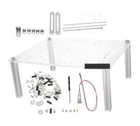 Garneck Support pour Carte Mère Transparent PC Ouvert/Rack Compact Stable pour Boîtier Châssis Nu DIY Base Robuste Antidérapante Adaptée aux Tests et Maintenance PC