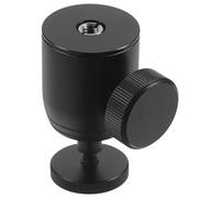 Garneck Support Rotule Mini 360° pour Trépied Adaptateur pour Caméra et Smartphone Accessoire Polyvalent pour Streaming Live et Vlogging Commande à Bouton Unique Fixation Stable et