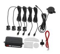 Garneck Système D’Aide Au Stationnement 4 Capteurs De Recul Voiture Noir - Kit Accessoires Automobiles - Alerte Sonore - Sécurité Parking Et Prévention Collisions - Usage Automobile