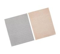 Garneck Tapis de Cuisson Antiadhésif en Fibre de Verre 2pcs, Réutilisable et Découpable pour Barbecue, Tapis Solide pour Grille pour Jardin et Pique-niques