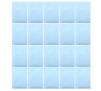 Garneck Tapis de Manucure Jetable Imperméable Bleu, Protection de Table 125 Pièces pour Nail Art, Fournitures Professionnelles et Débutants, Accessoires Manucure Salon, Papier Résistant